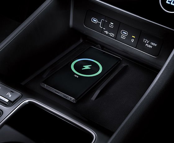 Hyundai SONATA, Беспроводная зарядка